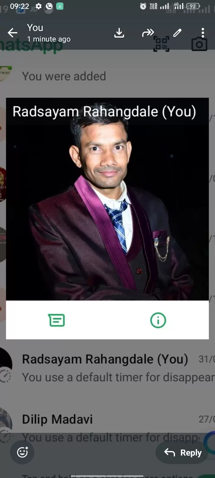 Groom Profile